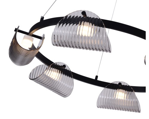 08447-6A,19(16) Люстра Каспи черный