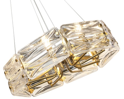 07598-68,36 Люстра Тира латунь d68