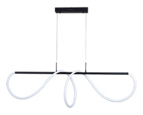 S08041A,19 Подвес димм.Далия черный Led 72W