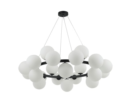 07508-24,19 Люстра Сида черный E14 24*10W