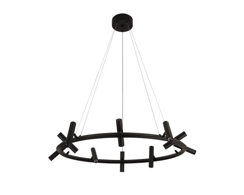 07613-10A,19 Люстра Верония черный Led 30W