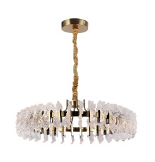 07695-80,36-29 Люстра Мару латунь/черный жемчуг