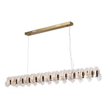 07695-120L,36-29 Люстра Мару латунь/черный жемчуг