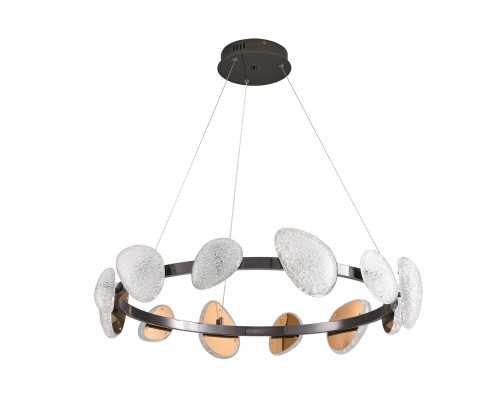 07693-12A,29 Люстра димм. Юнни черный жемчуг