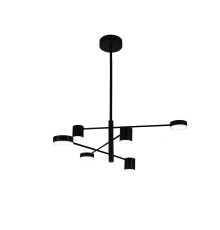 07650-6D,19(3000K) Люстра димм. Мекли черный