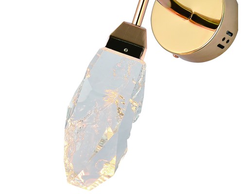 07862,36 Бра Джина латунь Led 3W (3000K)