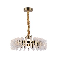 07695-60,36-29 Люстра Мару латунь/черный жемчуг