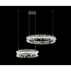 08245,12PA Люстра димм.Лаура матовый никель d60+40