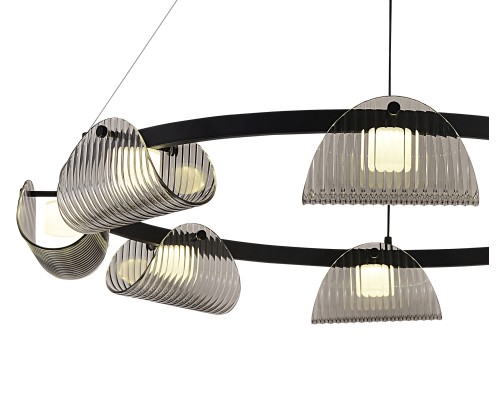 08447-8A,19(16) Люстра Каспи черный