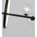 09408-10,19 Люстра Иона черный G9 50W+Led 17W