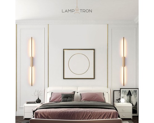 Настенный светильник Lampatron REAL. Размер L. Цвет латунь