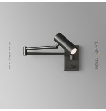Настенный светильник Lampatron VALLBO LUX. Цвет Черный. Трехцветный свет