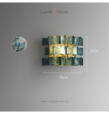 Настенный светильник Lampatron DEXTER WALL. Размер M. Цвет Синий