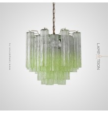 Люстра Lampatron BRAGE GRADIENT. Зеленый градиент. Размер S
