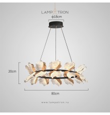 Кольцевые люстры и светильники Lampatron AUBREY RING. Размер L