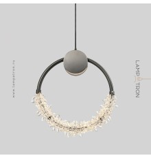 Подвесной светильник Lampatron ALIANA. Размер L. Цвет черный
