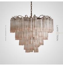 Люстра Lampatron BRAGE GRADIENT. Розовый градиент. Размер XL