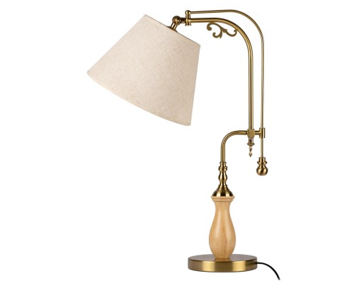 10569T Light wood Настольная лампа LOFT IT Elaine