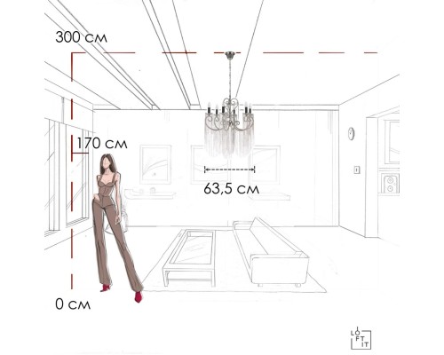 10405/6 Подвесная люстра LOFT IT Wonderland