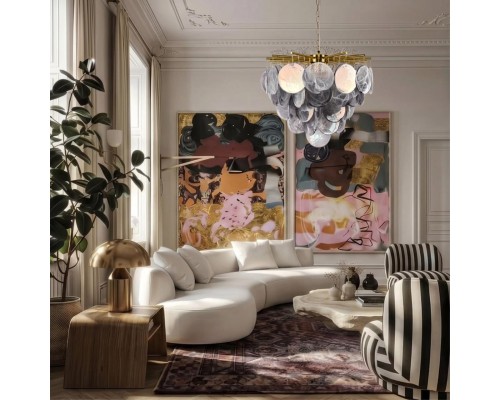 10492/600 Smoke Подвесная люстра LOFT IT Lolly
