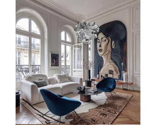 10593/600 Silver Подвесной светильник LOFT IT Clizia