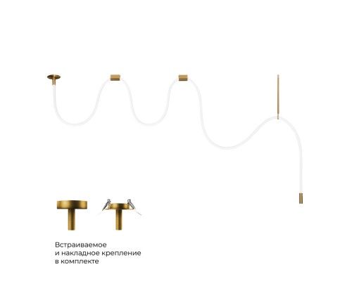 10388B Brass Потолочный светильник LOFT IT Thread