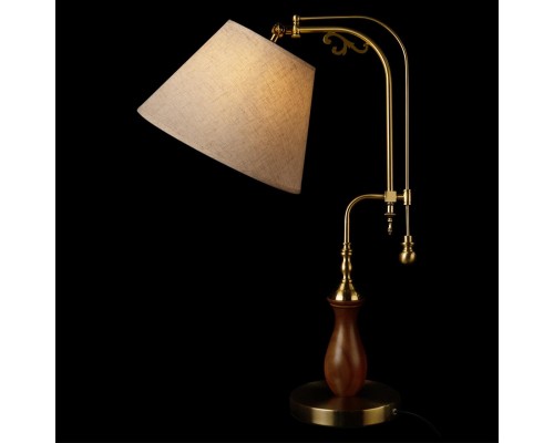 10569T Dark wood Настольная лампа LOFT IT Elaine