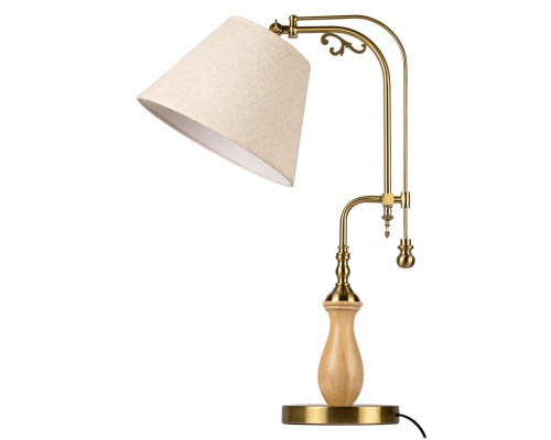 10569T Light wood Настольная лампа LOFT IT Elaine