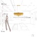10404/1150L GD Подвесная люстра LOFT IT Volver