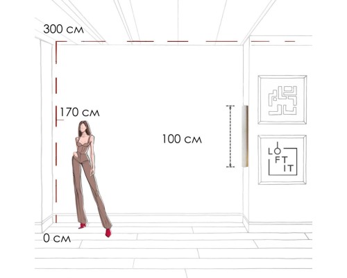 10408W/1000 Настенный светильник LOFT IT Mondrian