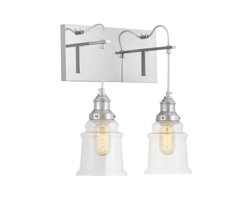 Бра Lumina Deco Fredica Moletti LDW 6844-2 CHR+PR