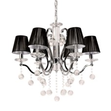 Хрустальная подвесная люстра Lumina Deco Bellisica LDP 8033-6 BK