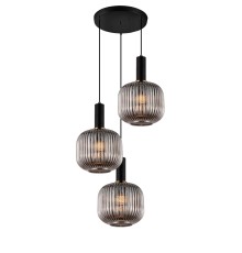 Подвесной светильник Lumina Deco Gato LDP 1217-3 GY+BK