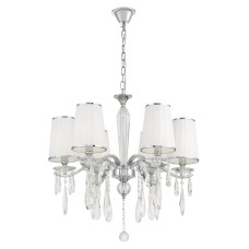 Хрустальная подвесная люстра Lumina Deco Alessia LDP 1726-6 CHR