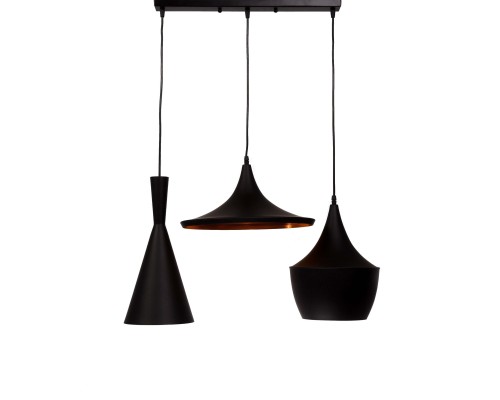 Подвесной светильник Lumina Deco Foggi LDP 7712-3 PR BK