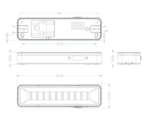 Аварийный светодиодный светильник Эра DBA-105-0-20 (Б0044398)