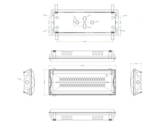 Аварийный светодиодный светильник Эра DPA-301-0-65 (Б0044405)