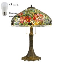 Настольная лампа с лампочками Velante 868-804-03+Lamps E27 P45