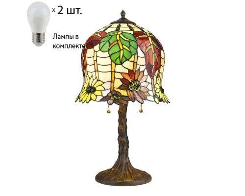 Настольная лампа с лампочками Velante 882-804-02+Lamps E27 P45