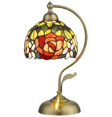 Настольная лампа Тиффани Velante 828-804-01 бронза E27 1*60Вт