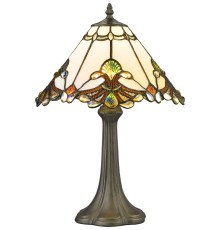 Настольная лампа Тиффани Velante 863-804-01 бронза E27 1*40Вт