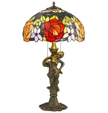 Настольная лампа Тиффани Velante 828-804-02 бронза E27 2*60Вт