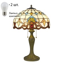 Настольная лампа с лампочками Velante 830-804-02+Lamps E27 P45