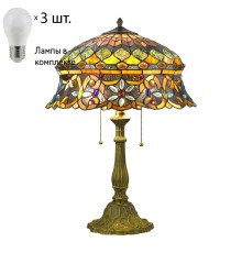 Настольная лампа с лампочками Velante 884-804-03+Lamps E27 P45