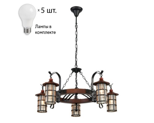 Люстра с лампочками Velante 560-703-05+Lamps