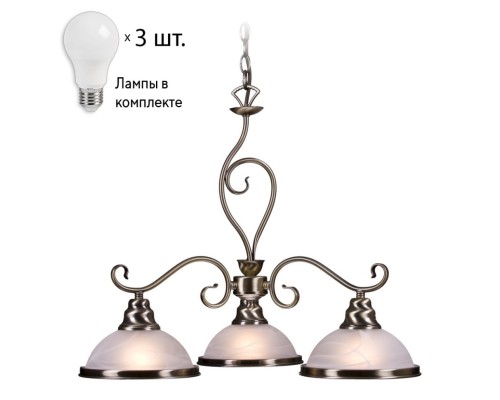 Люстра с лампочками Velante 357-503-03+Lamps