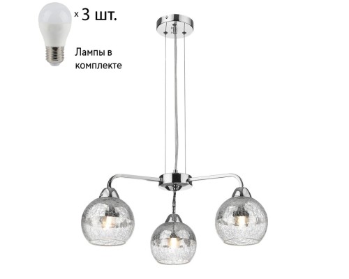 Подвесная люстра с лампочками Velante 239-103-03+Lamps E27 P45