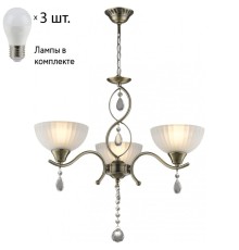 Подвесная люстра с лампочками Velante 717-503-03+Lamps E27 P45