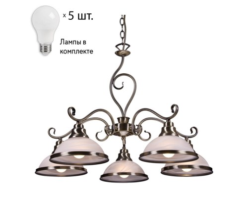 Люстра с лампочками Velante 357-503-05+Lamps