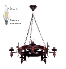 Люстра с лампочками Velante 586-723-05+Lamps